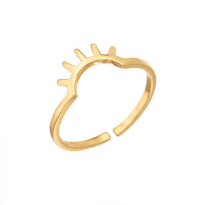 Sunrise. Δαχτυλίδι από ασήμι 925 με επιχρύσωση - ασήμι, επιχρυσωμένα, μικρά, boho
