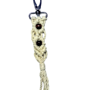 Macrame μπρελοκ - μπομπονιερα Μ2 - είδη γάμου, γιορτή, δώρα γενεθλίων, πλεκτά