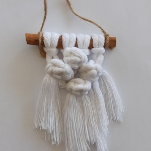 Στικ κανελας Μακραμε (Macrame) Μ5 - νήμα, στολίδια