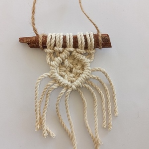 Στικ κανελας Μακραμε (Macrame) Μ6 - νήμα, στολίδια