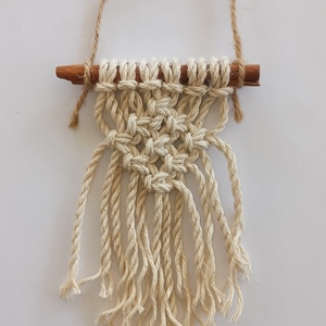 Στικ κανελας Μακραμε (Macrame) Μ13 - νήμα, στολίδια