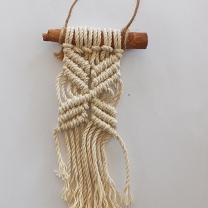 Στικ κανελας Μακραμε (Macrame) Μ15 - νήμα, μακραμέ, υφαντά, στολίδια