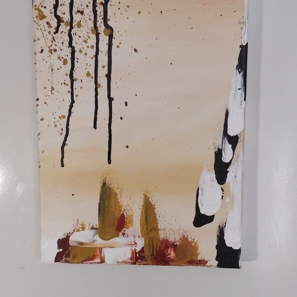 Πίνακας ζωγραφισμένος με ακρυλικά σε καμβά, 25×35 εκ. - πίνακες & κάδρα, δώρο, διακόσμηση σαλονιού, πίνακες ζωγραφικής - 2