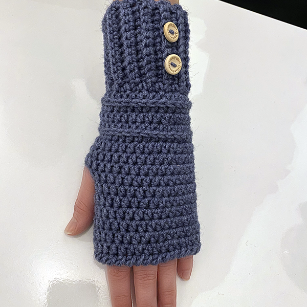 Χειροποίητα πλεκτά γάντια χωρίς δάχτυλα από μαλλί και ακρυλικό -one size - μαλλί, δώρα για γυναίκες - 2