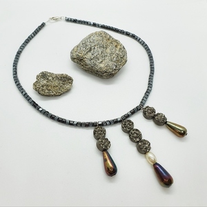 ''Estrella' χειροποίητο κολιέ - ημιπολύτιμες πέτρες, δώρο, κοντά, δώρα για γυναίκες
