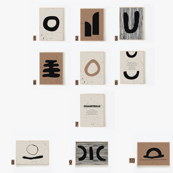 50x70cm abstract μοντερνο αφισάκι quaintrelle χωρίς κάδρο - αφίσες - 5