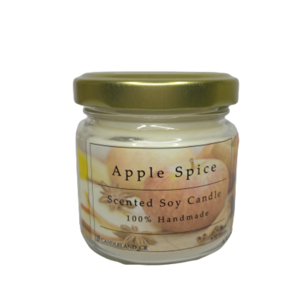 Apple Spice 100% Soy Candle 106ml - αρωματικά κεριά, σόγια, κερί σόγιας