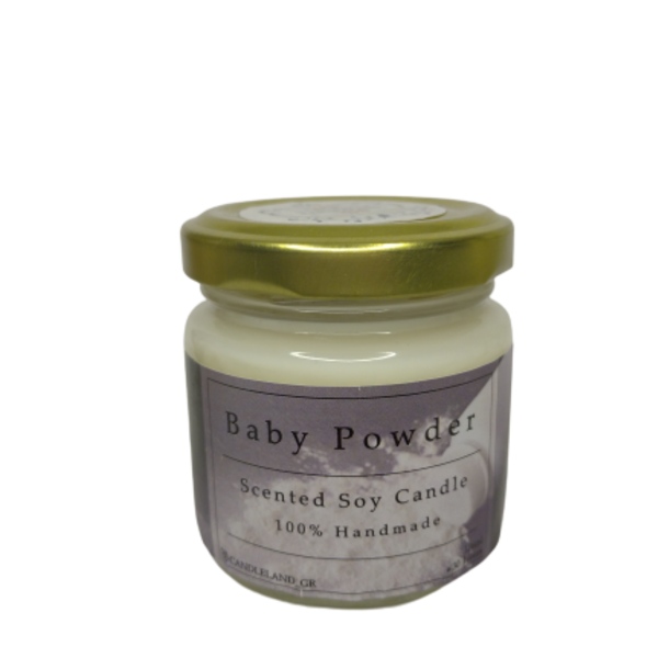 Baby Powder 100% Soy Candle 106ml - αρωματικά κεριά, σόγια, κερί σόγιας