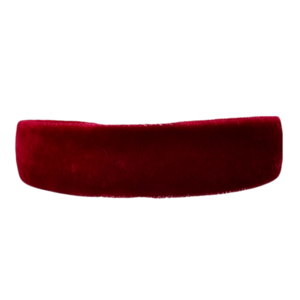 Στέκα βελούδινη κόκκινη - ύφασμα, μοδάτο, για τα μαλλιά, στέκες - 3