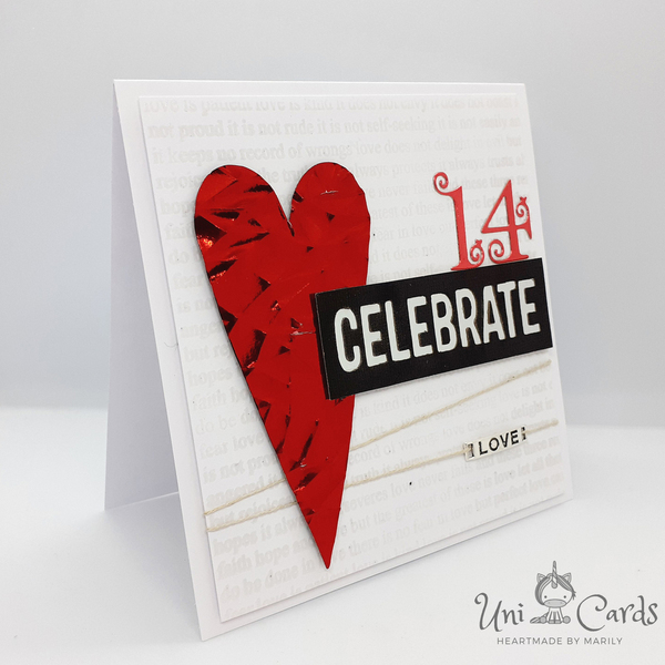 Κάρτα Αγίου Βαλεντίνου - Κόκκινη καρδιά - καρδιά, κάρτα ευχών, διακοσμητικά, αγ. βαλεντίνου, ευχετήριες κάρτες - 2