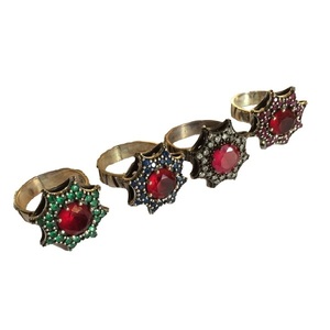 Vintage ασημένιο δαχτυλίδι "Αστέρι/ βαθυκόκκινο" με φυσικές πέτρες - ασήμι, ημιπολύτιμες πέτρες, ασήμι 925, αγάπη, σταθερά