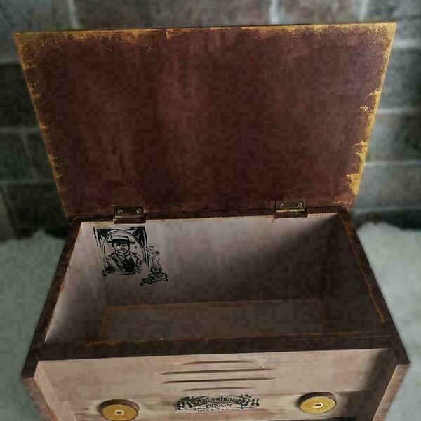 Κουτι αποθήκευσης old vintage style - mdf, σπίτι, οργάνωση & αποθήκευση - 5