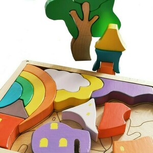 Χειροποίητο Ξύλινο Puzzle Fairytale - δώρο, χειροποίητα, ξύλινα παιχνίδια