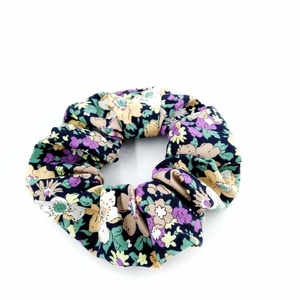 Vintagee scrunchie - ύφασμα, βαμβάκι, λαστιχάκια μαλλιών