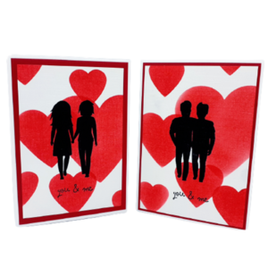 Κάρτα Αγίου Βαλεντίνου για ζευγάρια ΛΟΑΤ - ευχετήριες κάρτες, ζευγάρια, καρδιά