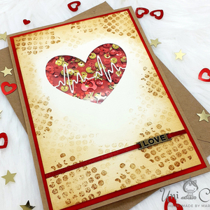 Κάρτα Αγίου Βαλεντίνου (shaker) - Heartbeat - καρδιά, αγ. βαλεντίνου, ευχετήριες κάρτες - 3