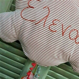 διακοσμητικό μαξιλάρι με όνομα - όνομα - μονόγραμμα, δώρα για βάπτιση, παιδικό δωμάτιο