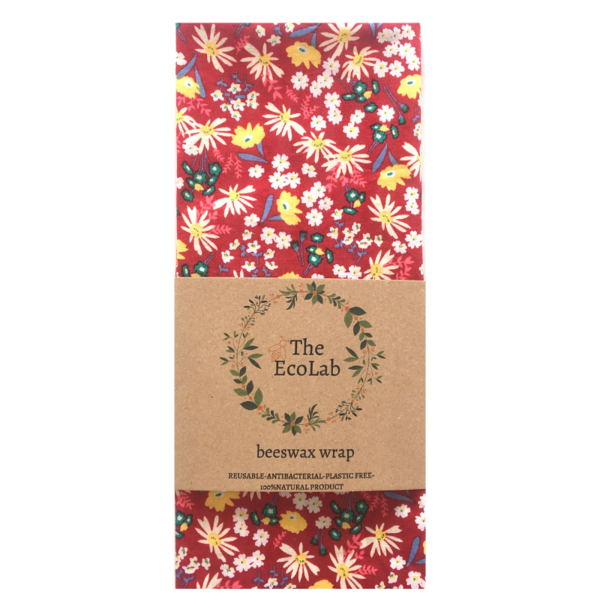 Κερομάντηλο, Beeswax Wrap Bread XL - λουλουδάτο, πασχαλινή διακόσμηση, πασχαλινά δώρα