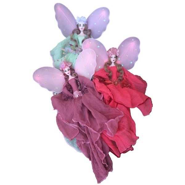 Διακοσμητική Κούκλα "Άγγελος" ύψος 60 εκ. σε 3 χρώματα - νεράιδα, διακοσμητικά, διακόσμηση σαλονιού, κούκλες