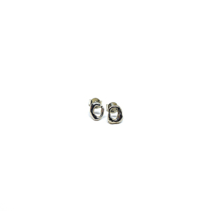 Μοναδικά σκουλαρίκια από ασήμι - ασήμι, καρφωτά, μικρά, μοδάτο