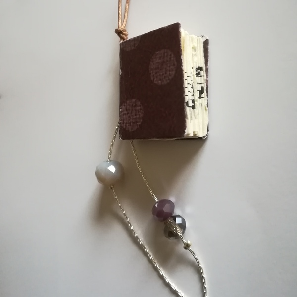 Mini book, Choco bubbles - μακριά, faux bijoux - 3