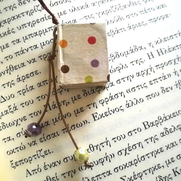Mini book, Play - μακριά, faux bijoux - 2