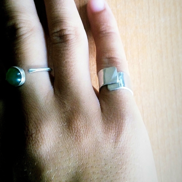 Δαχτυλίδι Chevalier από οικολογικό ανανκυκλωμένο ασήμι - chevalier, ασήμι 925, boho, αυξομειούμενα - 2