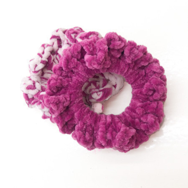 Scrunchies Set Velvet Purple - 2