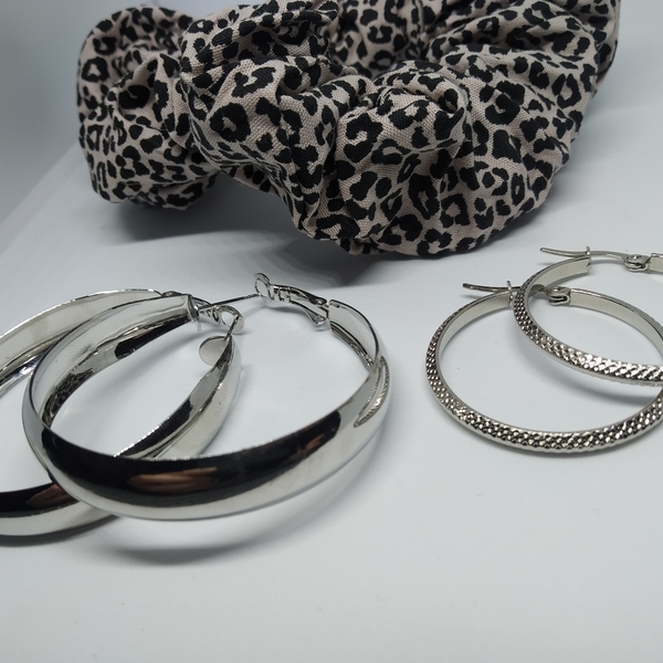 Stainless steel hoops - κρίκοι, ατσάλι, μεγάλα, φθηνά