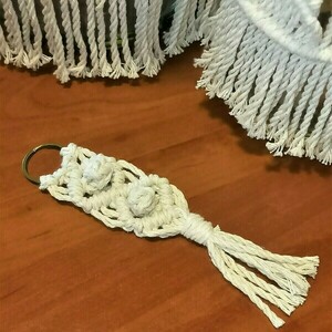 Macrame μπομπονιέρα F23 (20 τεμ.) - μαρτυρικά, μπομπονιέρα βάφτισης - 3