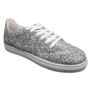 SNEAKERS GLITTER ΑΣΗΜΙ ΚΩΔ: 215009-GL-SL - γκλίτερ - 2