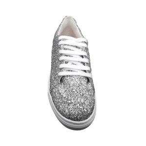 SNEAKERS GLITTER ΑΣΗΜΙ ΚΩΔ: 215009-GL-SL - γκλίτερ - 4