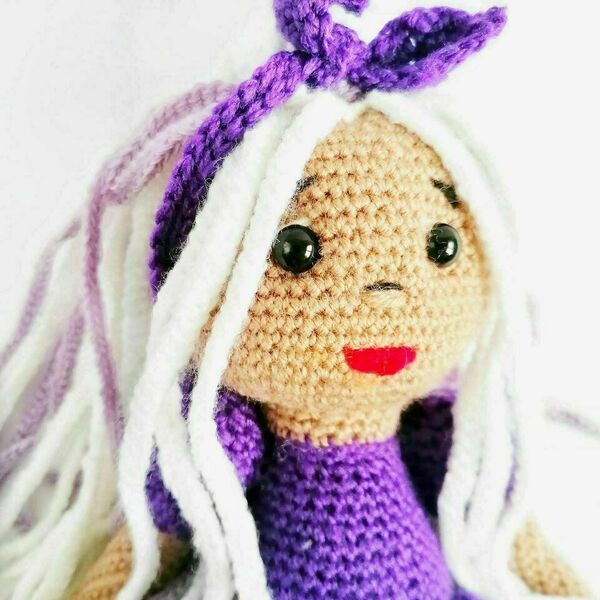 Χειροποίητη κούκλα Lilly - crochet, λούτρινα, κούκλες