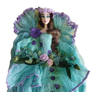 Διακοσμητική Κούκλα "Fairy DFSN" ύψος 60 εκ. σε χρώμα μέντας και πράσινο - διακόσμηση, διακοσμητικά, διακόσμηση σαλονιού, κούκλες