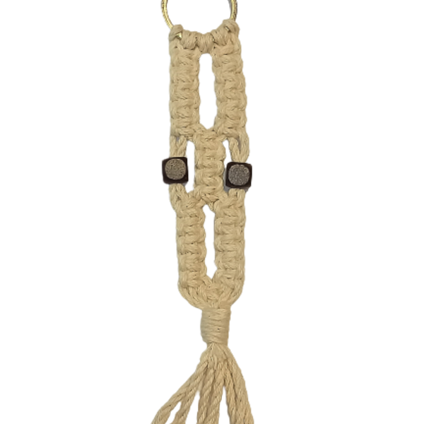 Macrame μπρελοκ - μπομπονιερα Μ25 - δώρα γενεθλίων, ζευγάρια, γιορτή της μητέρας, πλεκτά