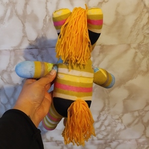 Αλογάκι ο Λάκης, από κάλτσες! - λούτρινα, παιχνίδια, λούτρινο - 4