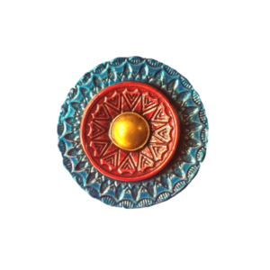 Μεγάλο πολύχρωμο δαχτυλίδι από αρζαντό - αλπακάς, boho, μεγάλα, αυξομειούμενα, φθηνά