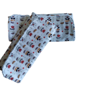 Σετ 2 πανάκια φροντίδας με σχέδιο μάσκες - πετσέτες, δώρο γέννησης, βρεφικά, αγόρι, κορίτσι