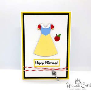 Κάρτα γενεθλίων - Χιονάτη - κορίτσι, πριγκίπισσα, γενέθλια - 3