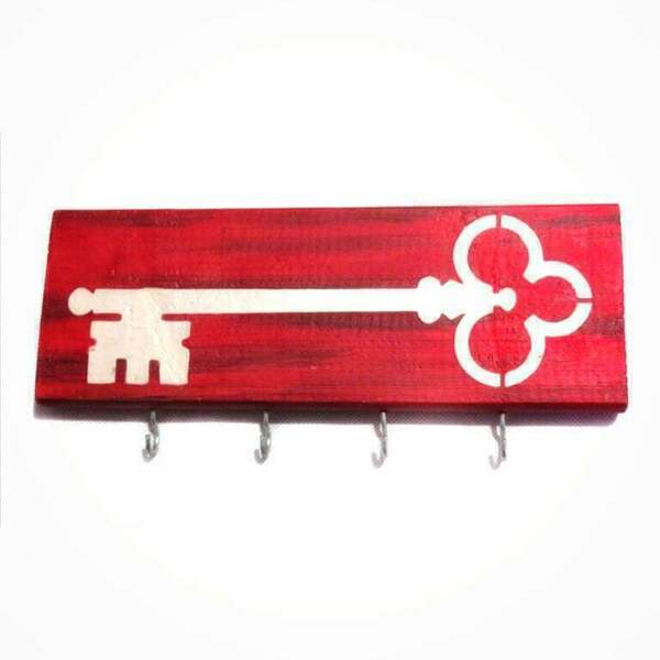 Ξύλινη κλειδοθήκη κλειδί - ξύλο, κλειδί, κλειδοθήκες