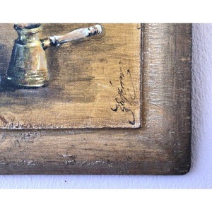 Ακρυλικό σε ξύλο (ελληνικός καφές) - πίνακες & κάδρα, πίνακες ζωγραφικής - 2