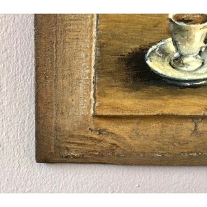 Ακρυλικό σε ξύλο (ελληνικός καφές) - πίνακες & κάδρα, πίνακες ζωγραφικής - 4
