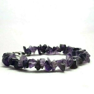 "Amethyst bracelet" γυναικείο βραχιόλι - ημιπολύτιμες πέτρες, αμέθυστος, γυναικεία, χεριού, αυξομειούμενα - 2