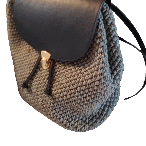 backbag χειροποίητη τσάντα - πουγκί, πλάτης, all day, πλεκτές τσάντες