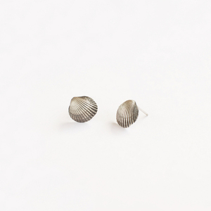 Σκουλαρίκια αχιβάδες ασήμι 925 - ασήμι, κοχύλι, καρφωτά, μικρά