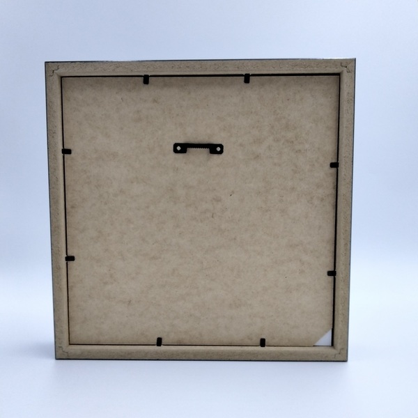 Ξύλινο κάδρο με παράσταση από βότσαλα, ερωτευμένοι (25×25×4,5cm) - χειροποίητα, δώρα γάμου, δώρα επετείου, ιδεά για δώρο, αγ. βαλεντίνου - 4