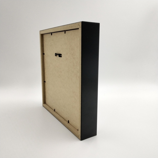 Ξύλινο κάδρο με παράσταση από βότσαλα, ερωτευμένοι (25×25×4,5cm) - χειροποίητα, δώρα γάμου, δώρα επετείου, ιδεά για δώρο, αγ. βαλεντίνου - 3