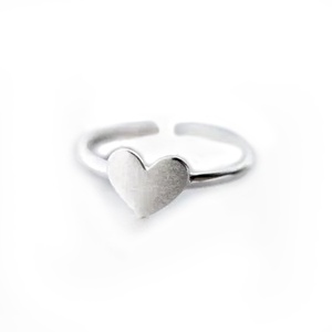 Δαχτυλίδι ασήμι 925 καρδιά - ασήμι, καρδιά, μικρά, γιορτή της μητέρας, αυξομειούμενα