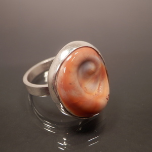 Ασημενιο δακτυλιδι με ματι θαλασσας - ασήμι 925, σταθερά - 3