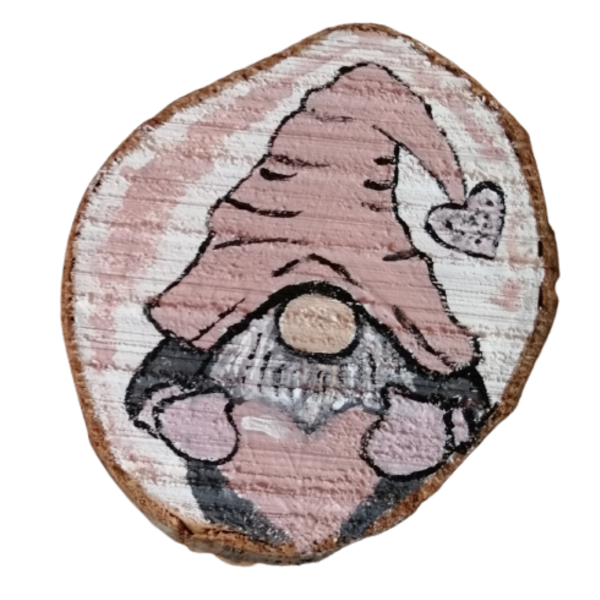Ξύλινο Διακοσμητικό Love Gnome - ξύλο, διακοσμητικά, δώρα αγίου βαλεντίνου